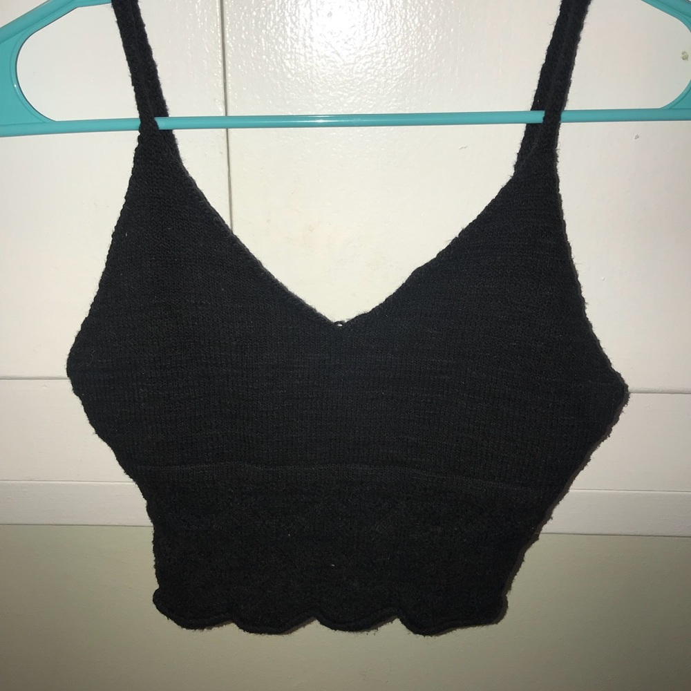 crocheted crop top